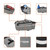 Electric folding rack bag for ground bikes, camel bag accessories, and rear seat bag for riding equipment