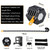 WEST BIKING Bicycle Folding Lock Portable Alloy Steel Anti-theft Safety Lock Motorcycle E-bike Lock MTB Road Bike Accessories