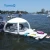340 Cm X 340 Cm X 70 Cm Inflatable Floating Dock With Non-Slip Surface For 6-8 Person