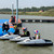 Factory Price Luxury 15KW Mini Electric Jet Boat with Pedals One Seat for Water Sports Fishing Sea Jet Kart Kayak Rowing Boat