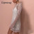 Women Elegant Splicing Solid Versatile Dress Chic O-Neck Sequins Hollow Dress Fashion Suspender Party Temperament Mini Dresses