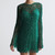 Women Elegant Splicing Solid Versatile Dress Chic O-Neck Sequins Hollow Dress Fashion Suspender Party Temperament Mini Dresses