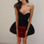 Tornova Strapless Sexy Backless Black Dress For Women Fashion Evening Party Mini Dress High Waist A-line Bodycon Female Dress