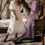 Vintage 100% Cotton Women's Dress Retro Crepe Gauze V-Neck Puff Sleeve Bandage Lace Up Elegant Dresses For Women Long Maxi Robe