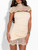 Sexy Women's Shawl Solid Color Short Lace Dress Slim Pleated Sleeveless Backless Party Dresses 2026 Summer Lady Evening Robes