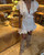 2026 Spring Women's Summer New Ruffled Floral Short Skirt V-neck Pleated Dress Shorts