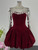DEAT Elegant Dress Diamond Strapless Sequin Back Bowknot Ball Gown Women's Evening Party Dresses 2026 Autumn New Fashion 15C768