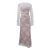 Customizable Sexy Lace Side Square-neck Dress Autumn Elegant Women Slim Evening Party Dresses LYQ501092