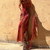 2024 Women Summer Retro Print Maxi Dress, Sleeveless Hollow Out Elegant Party Dress, Lacing Up High Slit Beach Style Lady Dress