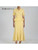 TWOTWINSTYLE Solid Spliced Lace Elegant Long Dresses for Women Lapel Short Sleeves Patchwork Ruffles Basics Dress Female Clothes