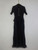 TWOTWINSTYLE Solid Spliced Lace Elegant Long Dresses for Women Lapel Short Sleeves Patchwork Ruffles Basics Dress Female Clothes
