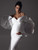 Elegant White Mermaid Maternity Dress Photoshoot Off Shoulder Puffy Sleeve Stretchy Maternity Dresses Pregnancy Gown Baby Shower