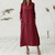 Summer Women's Elegant Dresses Solid  V-Neck Button-Up Dress Fashion Holiday Elegant Maxi Dresses Evening Pullover Dress 2024