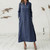 Summer Women's Elegant Dresses Solid  V-Neck Button-Up Dress Fashion Holiday Elegant Maxi Dresses Evening Pullover Dress 2024