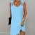 Women's Fashionable Casual Solid Color Suspender Dress Sleeveless Summer Comfortable Skirt