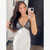 Contrast Lace Patchwork Sling Dress Women V-neck Sleeveless High Waist Slim Maxi Dresses 2026 Summer Lady Chic Party Club Robes