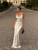 Contrast Lace Patchwork Sling Dress Women V-neck Sleeveless High Waist Slim Maxi Dresses 2026 Summer Lady Chic Party Club Robes