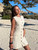 Casual Linen Dresses Women Slim Sleeveless Single Breasted Fashion Mini Robe Female Summer Solid Round Neck High Waist Dresses