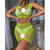 Green Color Female Nightdress Fishing Net See Through Hollow Short Skirt Ladies Erotic Bodycon Dress Evening Night Party Wear