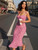 Hugcitar Ruffle Floral Print Sleeveless Backless Slip Draped Midi Dress Sexy Skinny 2025 Summer Outfit Streetwear Party Club Y2K