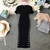 YuooMuoo Summer Women Dress 2024 New Fashion Lady Sexy Package Hips Slim Elastic Knitted Bodycon Dress Streetwear Ladies Outfits