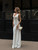 Elegant White Satin Long Dress Sexy Strap Sleeveless High Waist Backless Maxi Dresses Evening Party New Summer Street Fashion
