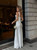 Elegant White Satin Long Dress Sexy Strap Sleeveless High Waist Backless Maxi Dresses Evening Party New Summer Street Fashion