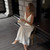 Elegant White Satin Long Dress Sexy Strap Sleeveless High Waist Backless Maxi Dresses Evening Party New Summer Street Fashion