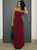 Hugcitar Black Strapless Long Sleeve Sexy Bodycon Maxi Prom Dress 2024 Fall Winter Elegant Women Outfit Evening Party Festival