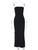 Hugcitar Black Strapless Long Sleeve Sexy Bodycon Maxi Prom Dress 2024 Fall Winter Elegant Women Outfit Evening Party Festival