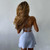 Fashion New Spring Summer Woman Sexy Low Cut Backless Slip Dress Lady Casual Wrap Hip Mini Skirt Nightclub Clothes Party Gift