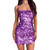 Women's sequin halter dress Banquet Party Dance Hottie backless short wrap hip dress
