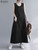 ZANZEA Women Sleeveless Maxi Dress Fashion Workwear Pockets Vestidos 2023 Summer Adjustable Shoulder Straps Dresses Streetwear