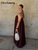 Elegant Long Sling Pleated Bud Dress Women Solid Strapless Sleeveless Straight Dresses 2025 Summer Autumn Lady High Street Robes