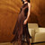 Elegant Temperament Sleeveless Hollow Out Long Dress Tassel Solid Women's Birthday Dress 2026 New Slim Fit Backless Party Dress