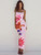 Mozision Floreal Print Long Dress For Women Gown Summer New Spaghetti Strap Sleeveless Backless Bodycon Sexy Midi Dress Elegant