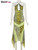 Weird Puss Leopard-Print Halter Dress Woman Summer Irregular-Hem Backless Chiffon Patchwork Trend Two-Way Wear Sexy Chic Bodycon