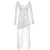 Women Black White Mesh Long Sleeve Ruffle Edge Evening Dress Autumn Fashion Square Neck Slim Sexy Backless Asymmetric Dress Chic