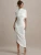 XIAOTANG Half Sleeve Backless Ruched Sexy Maxi Dress Women Summer New Turtleneck Slim High Waist Evening Club Party Long Dress