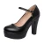 8 10 12cm Small Size 32-43 Shallow Thick Bottom Platform Pumps Women 2025 Block High Heels Shoes for Office Model Wedding Dress