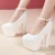 15cm Small Size 32-43 Thick Bottom Gold Red Wedding Shoes Women Platform Pumps 2026 Fall Block Super High Heels Shoes Model