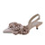 Designer Woman Shoes Pointed Toe Flower Sexy Women Shoes Sandals Dress Slippers Mules Shoes Spring New Flip Flops French Female