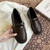Shoes For Women Black Woman Pumps Low Heel Elegant Loafers Luxury Leather Casual Round Toe Stylish L Vacation Popular 39 On Sale