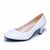 New Women's Shoes On Heels Elegant Medium High Heeled Ladies Pointed Toe Fashion Pumps For Woman Office Black White Red