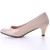 New Women's Shoes On Heels Elegant Medium High Heeled Ladies Pointed Toe Fashion Pumps For Woman Office Black White Red
