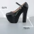 Catwalk 15cm Small Size 32-43 Sexy Extreme Block High Heels Shoes Spring 2025 Trend Bright Leather Chunky Platform Pumps Model