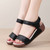Women Shoes Wedge Heels Sandals 2025 Summer New  Sandals Female Platform Lether Elegant Wedges Sandals Sandalias Mujer