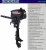 IHOMEINF Powerful 4.0HP-18.0HP Petrol Marine Motor Boat  Engine for the 2.3M-4.6M Assault Boat Canoe Outboards Propeller