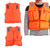 Emergency Flotation Vest for Adults, Easy On/Off Zipper Life Jacket with Pockets, Essential for Boating, Floods or Storms