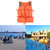 Fishing Life Jacket Survival Suit Water Buoyancy Jacket for Adult with Whistle Water Sports for Skiing Driving